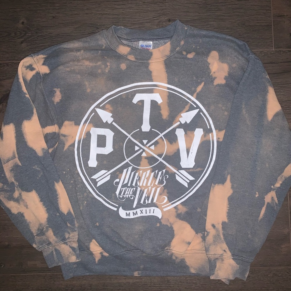 Pierce The Veil Bleach Distressed PullOver